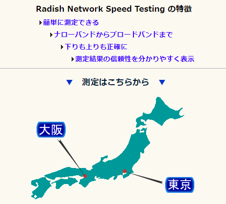 Radish Networkspeed Testing