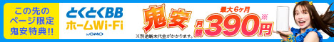 とくとくBBホームWiFi