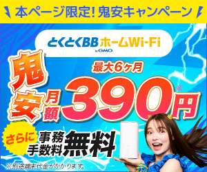 とくとくBBホームWiFi