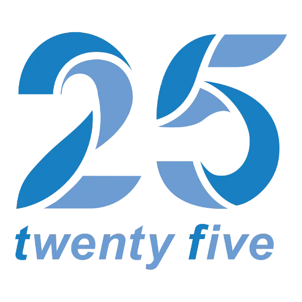 25のロゴ